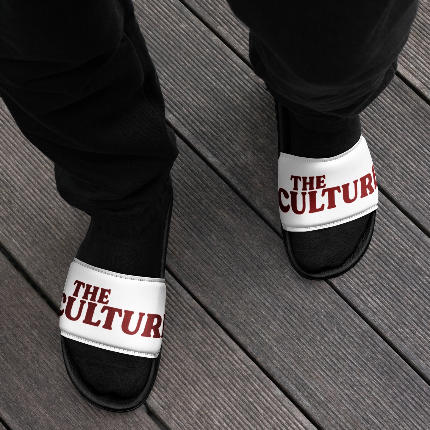 CULTURE SLIDES BLACK/WHITE