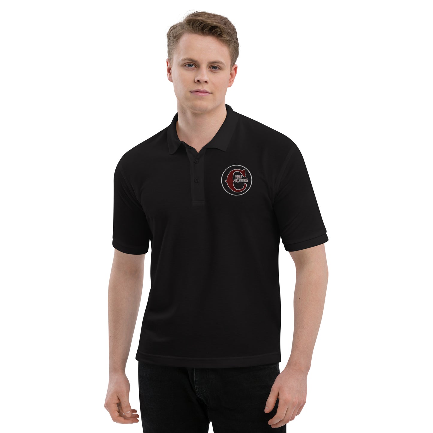 CULTURE "THE BLACK C LOGO" PREMIUM LIGHT POLO