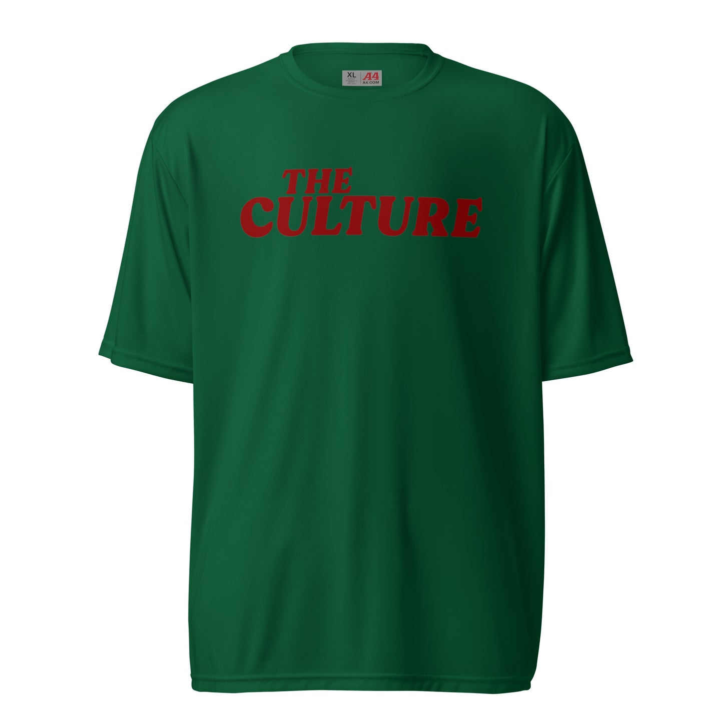 CULTURE "PERFORMANCE CREW" GREEN TSHIRT