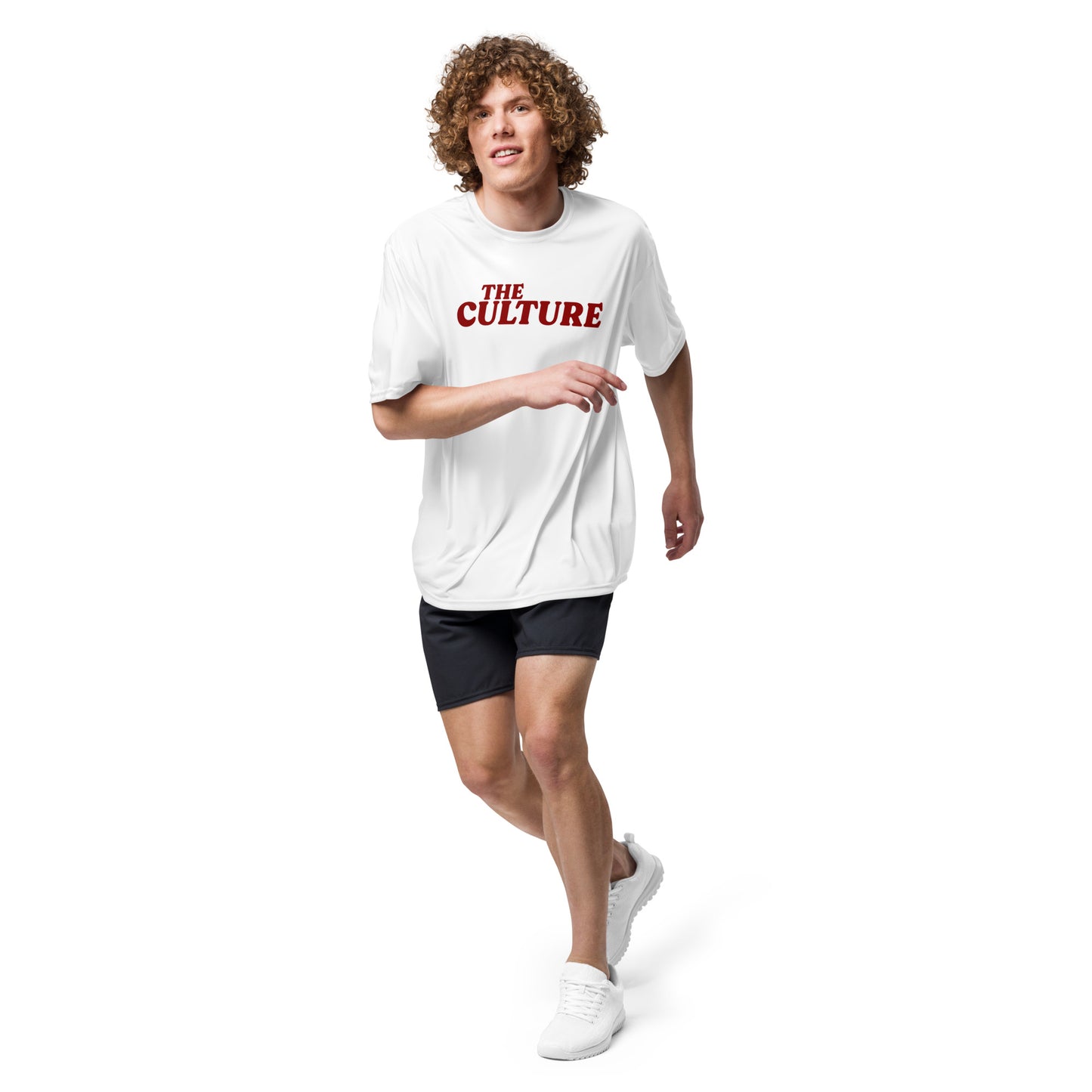 CULTURE "PERFORMANCE CREW" WHITE TSHIRT