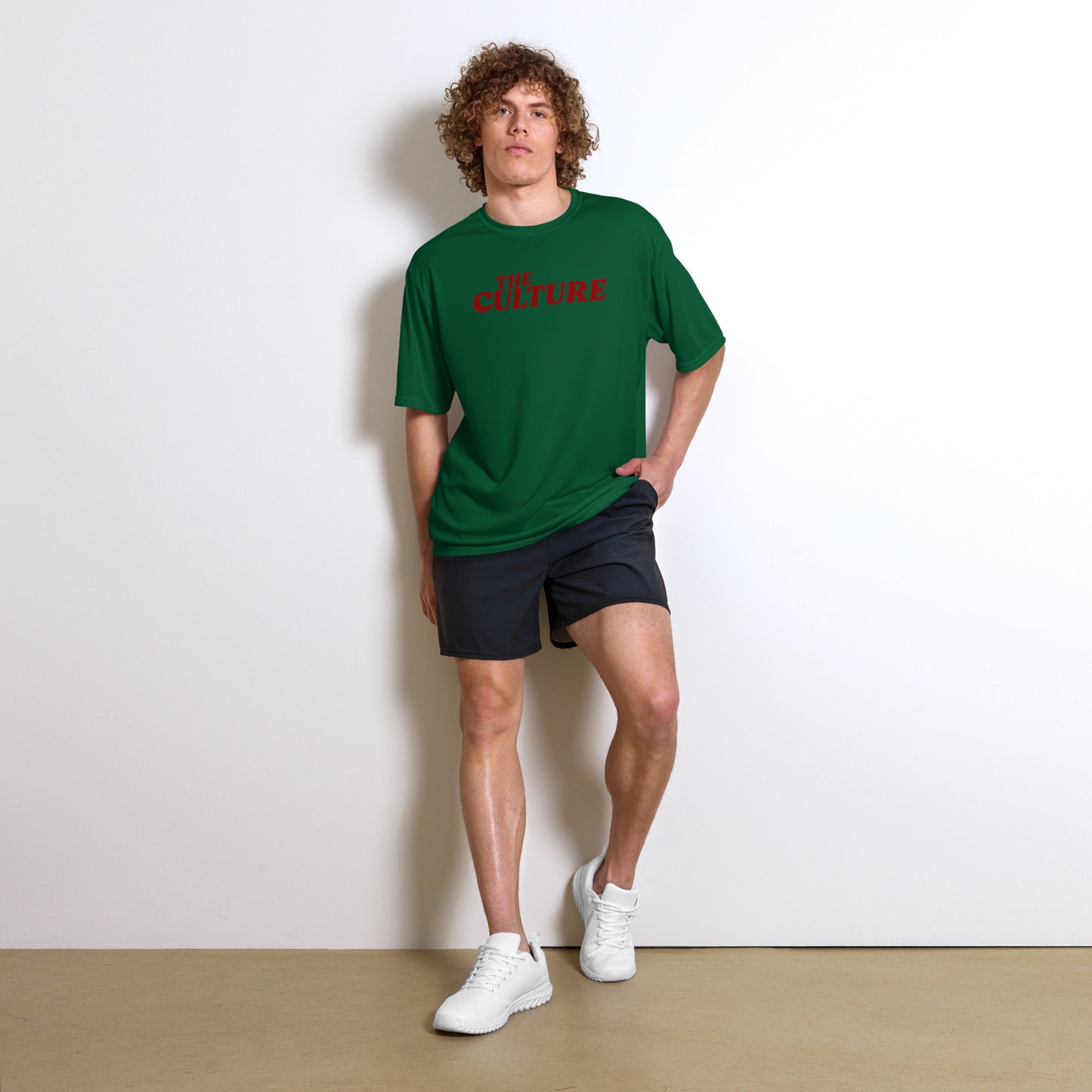 CULTURE "PERFORMANCE CREW" GREEN TSHIRT