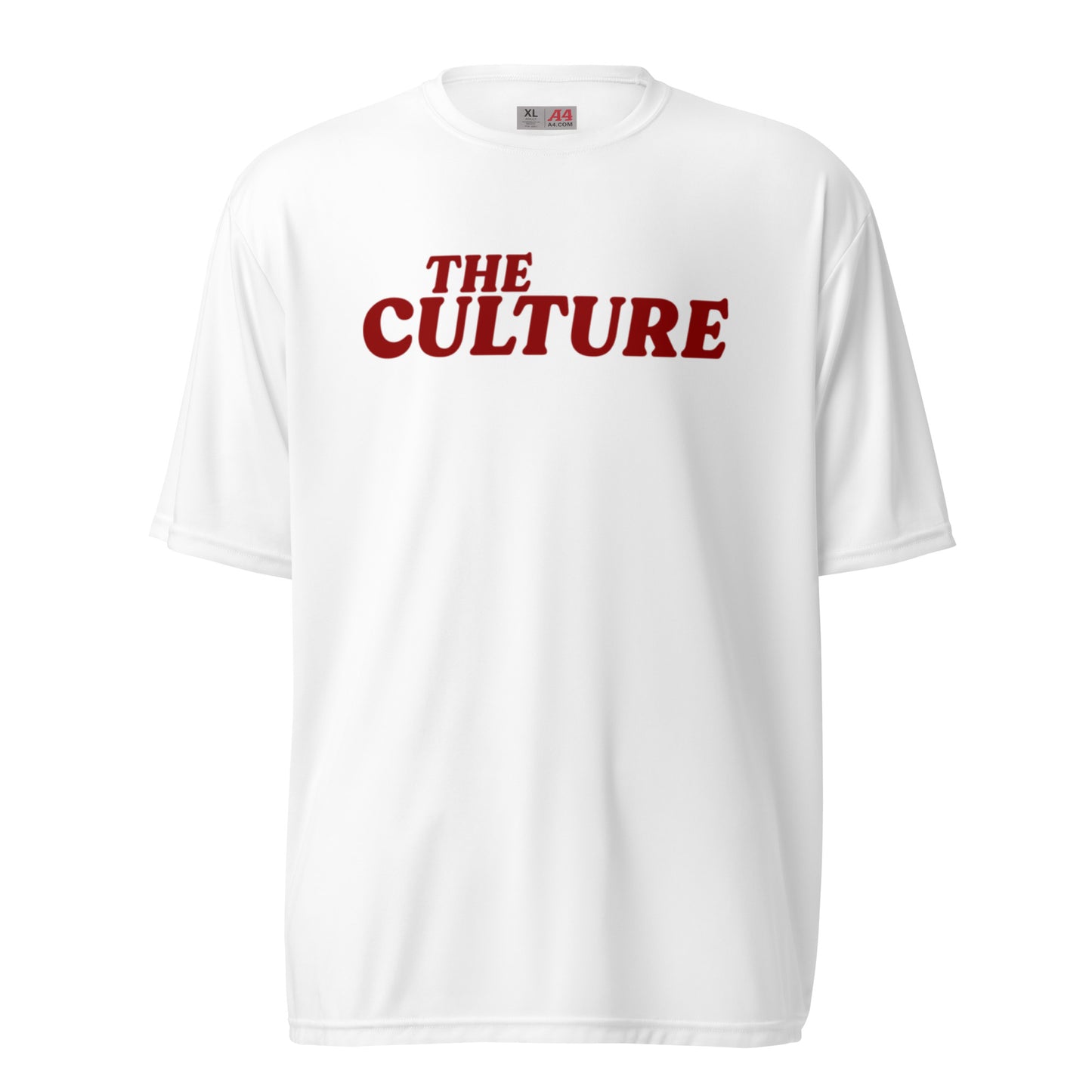 CULTURE "PERFORMANCE CREW" WHITE TSHIRT