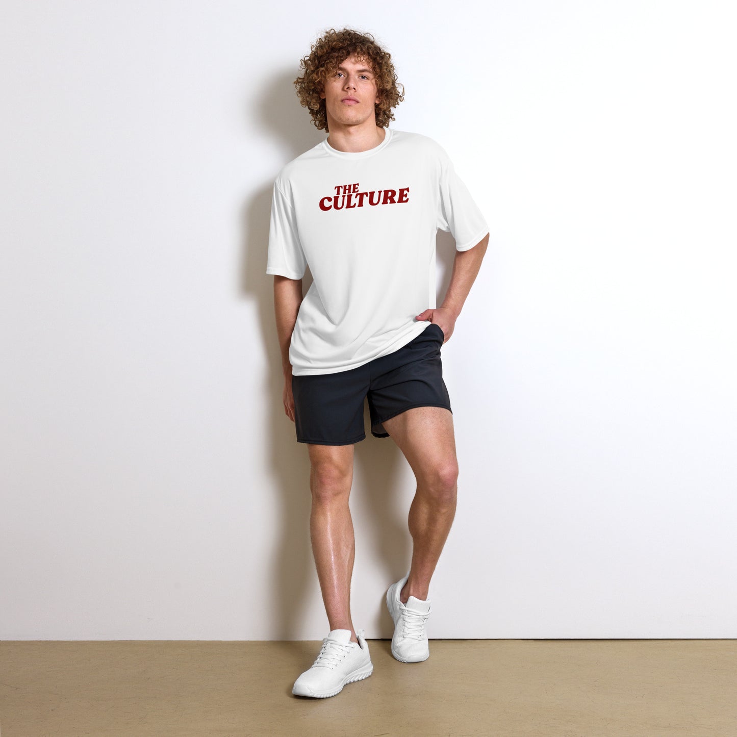 CULTURE "PERFORMANCE CREW" WHITE TSHIRT